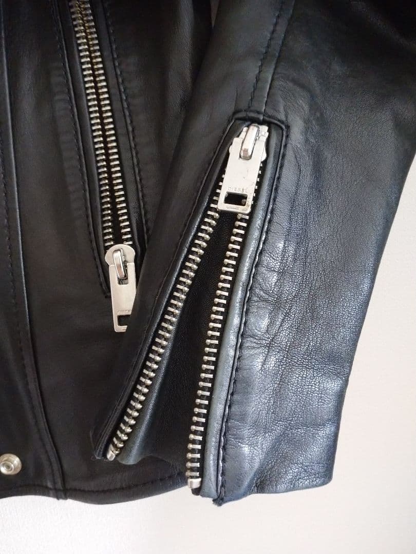 DIESEL TIMELESS ディーゼルライダース ジャケット ラムレザー