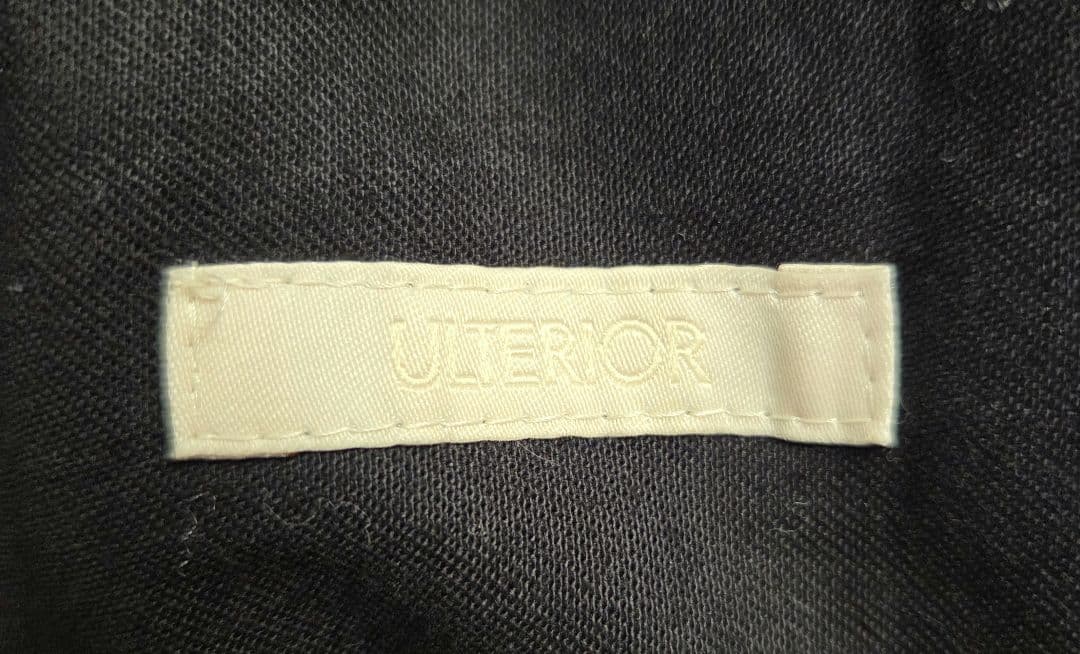 ulterior ネイビー ウール スラックス