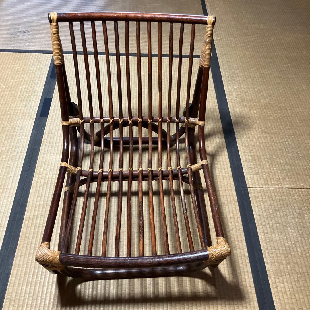 座椅子 昭和レトロ調 59 x 64 x 72 cm