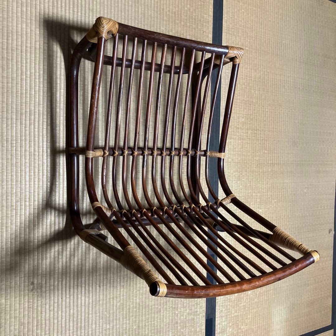 座椅子 昭和レトロ調 59 x 64 x 72 cm