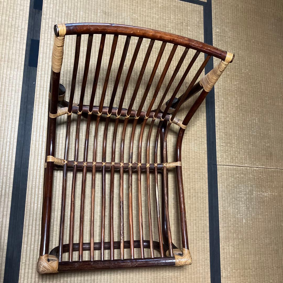 座椅子 昭和レトロ調 59 x 64 x 72 cm