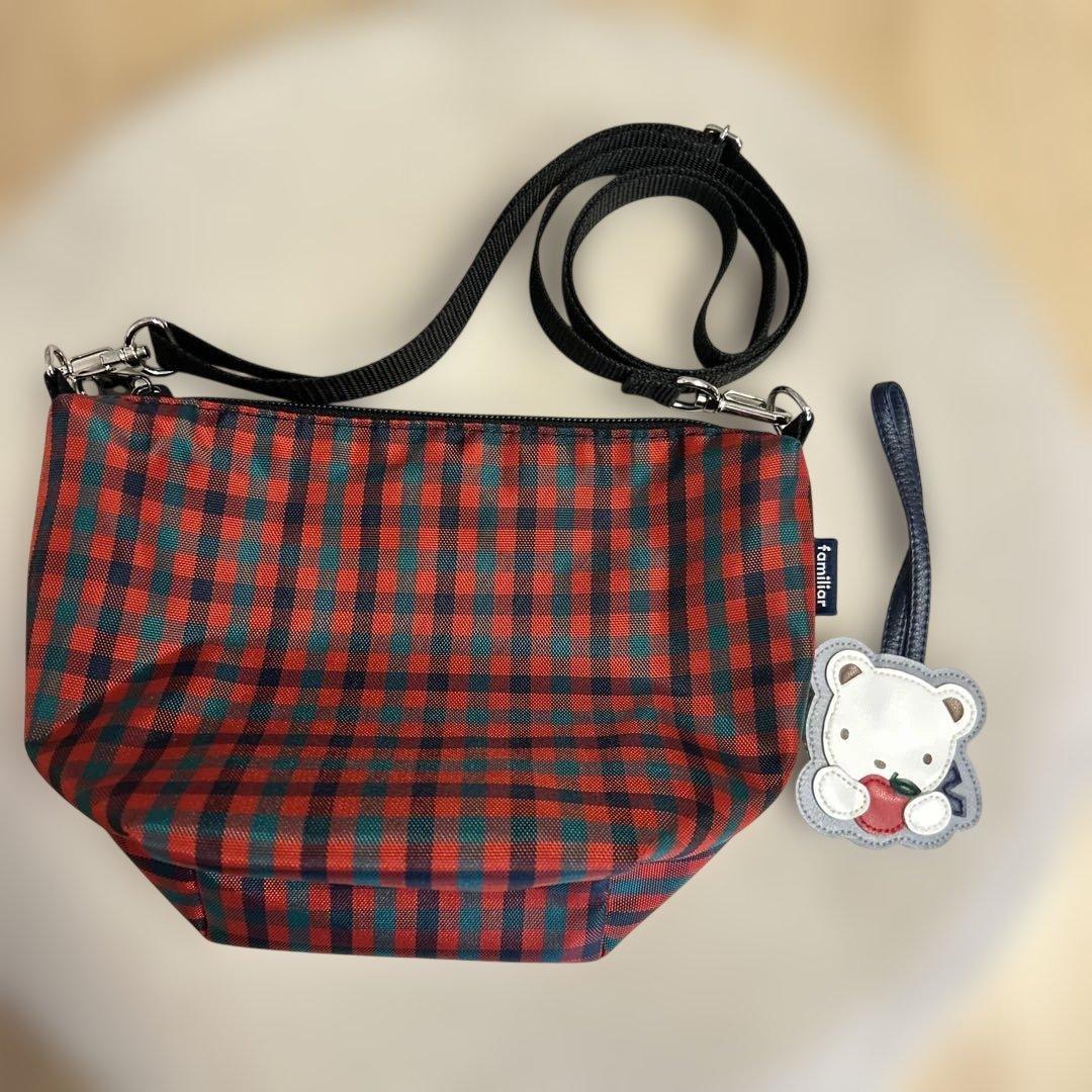 ファミリア 舟形ショルダーバック