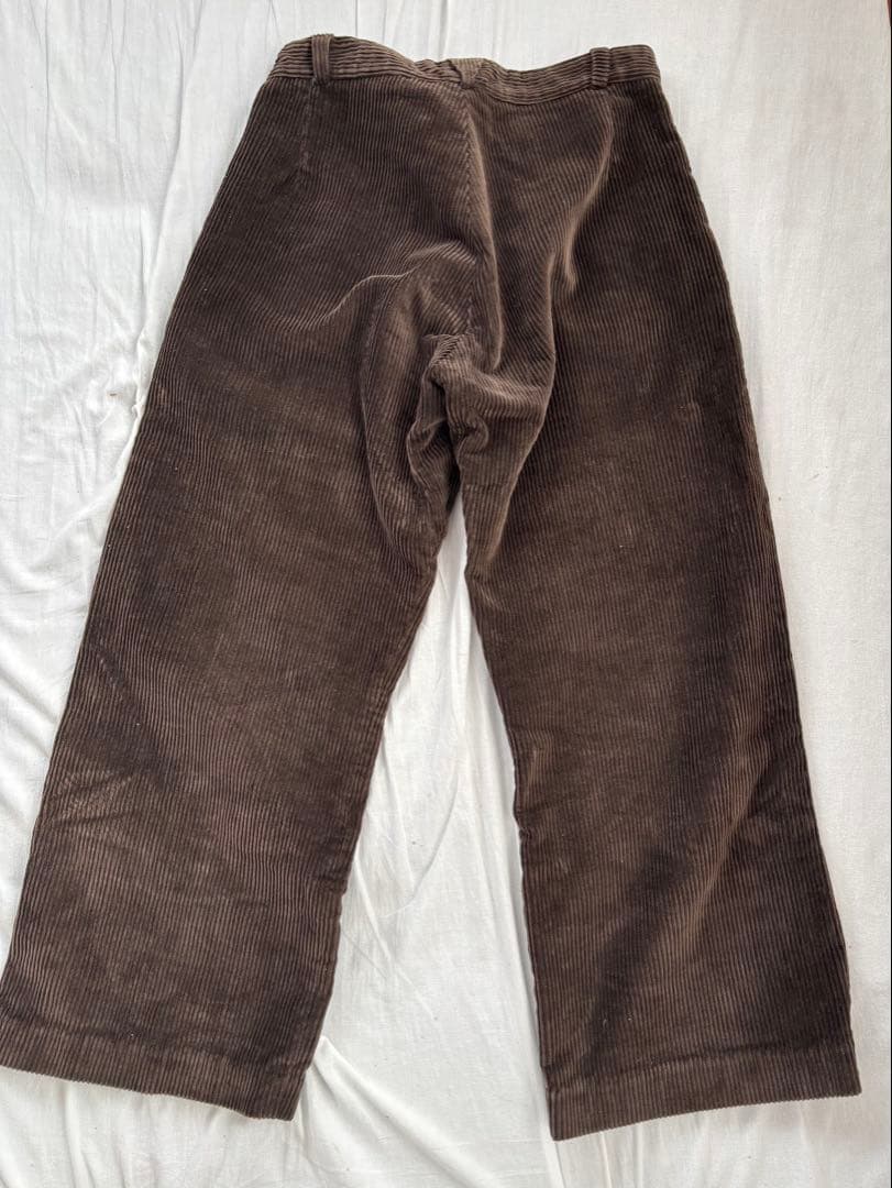 30~40's French vintage 太畝コーデュロイパンツ