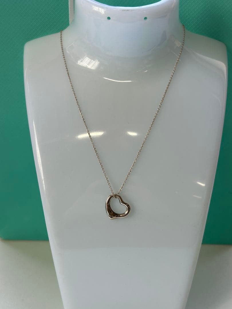 ♦︎①Tiffany&Co. ティファニー オープンハートネックレス AG925