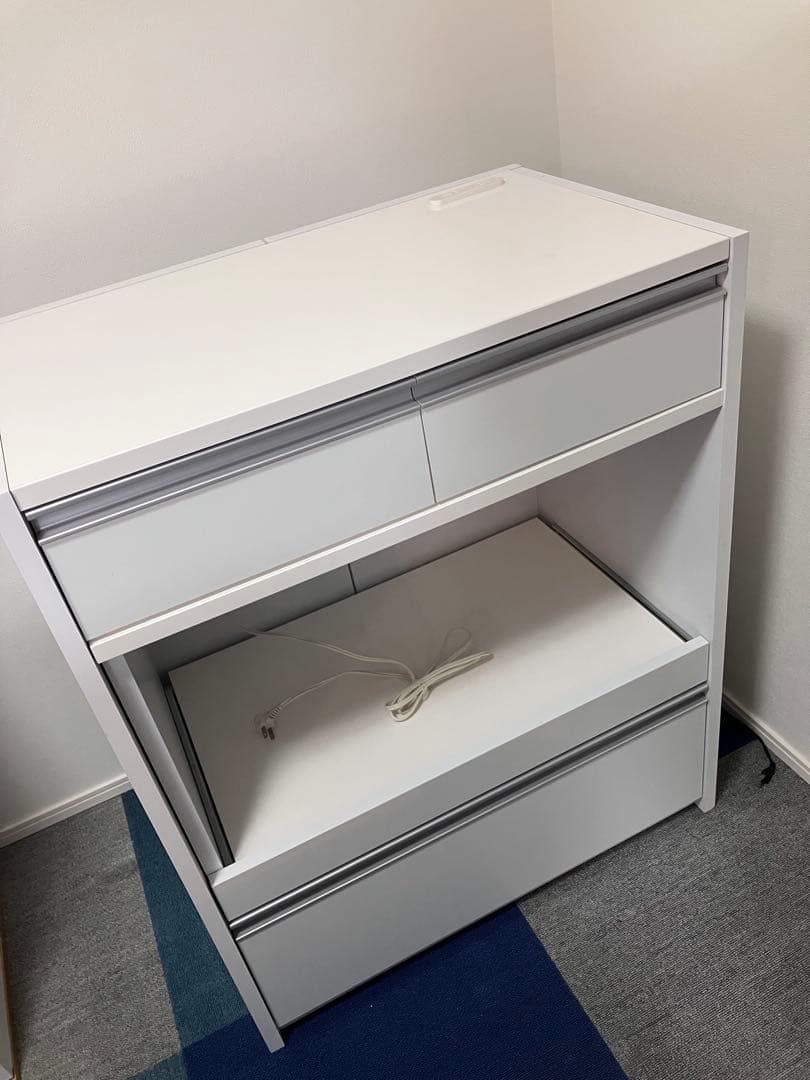 大型レンジ対応 レンジ台 コンセント付き スライド オーブンレンジ 食器棚