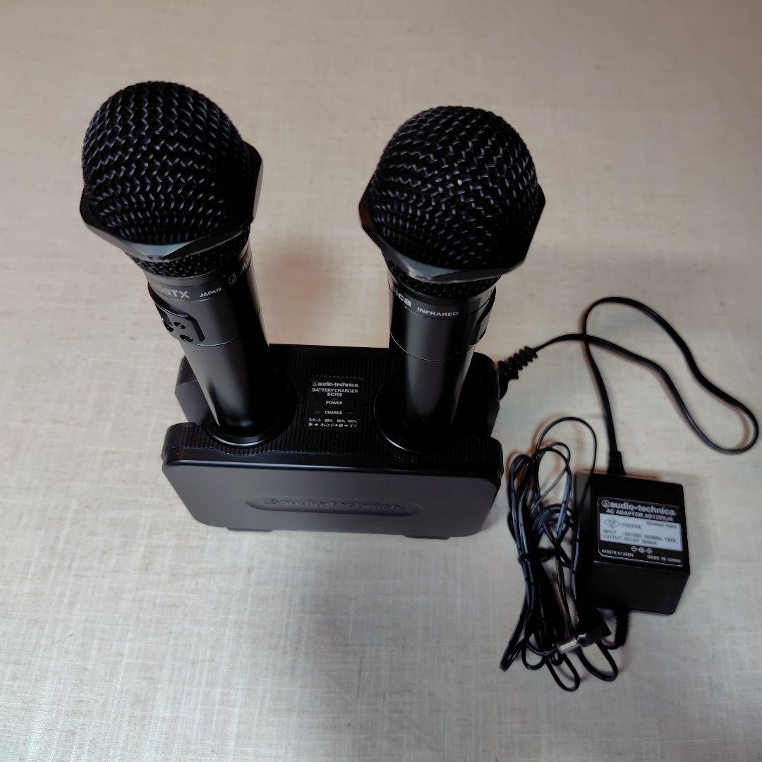 ワイヤレスマイク 2本セット 充電器付き