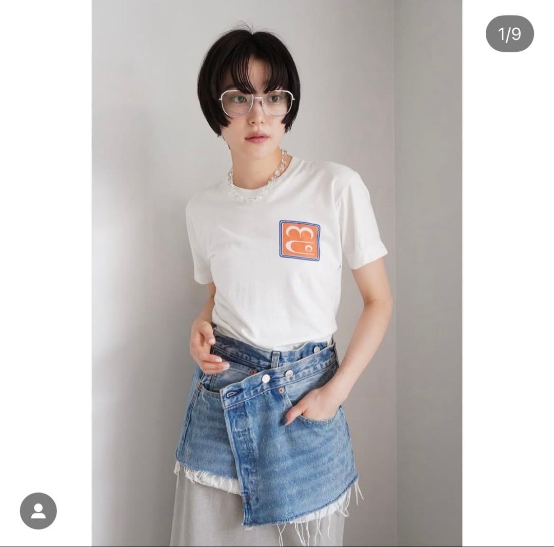 pollen vintage デニム巻きスカート