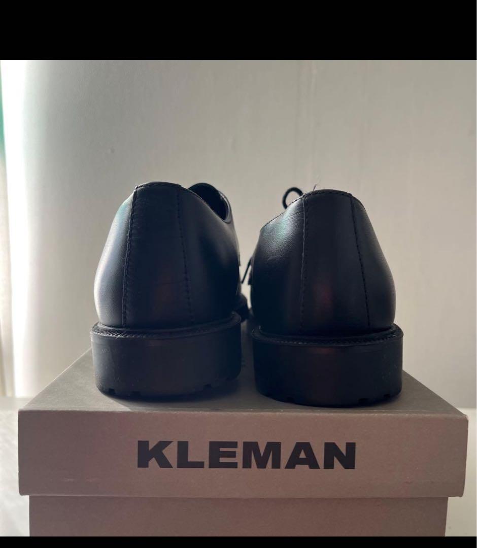 KLEMAN ブラックレザー　DANON 25cm 39 Bshop