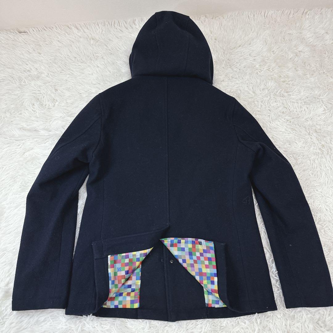 uniform experiment Pコート ダブルブレスト フード取外し可能