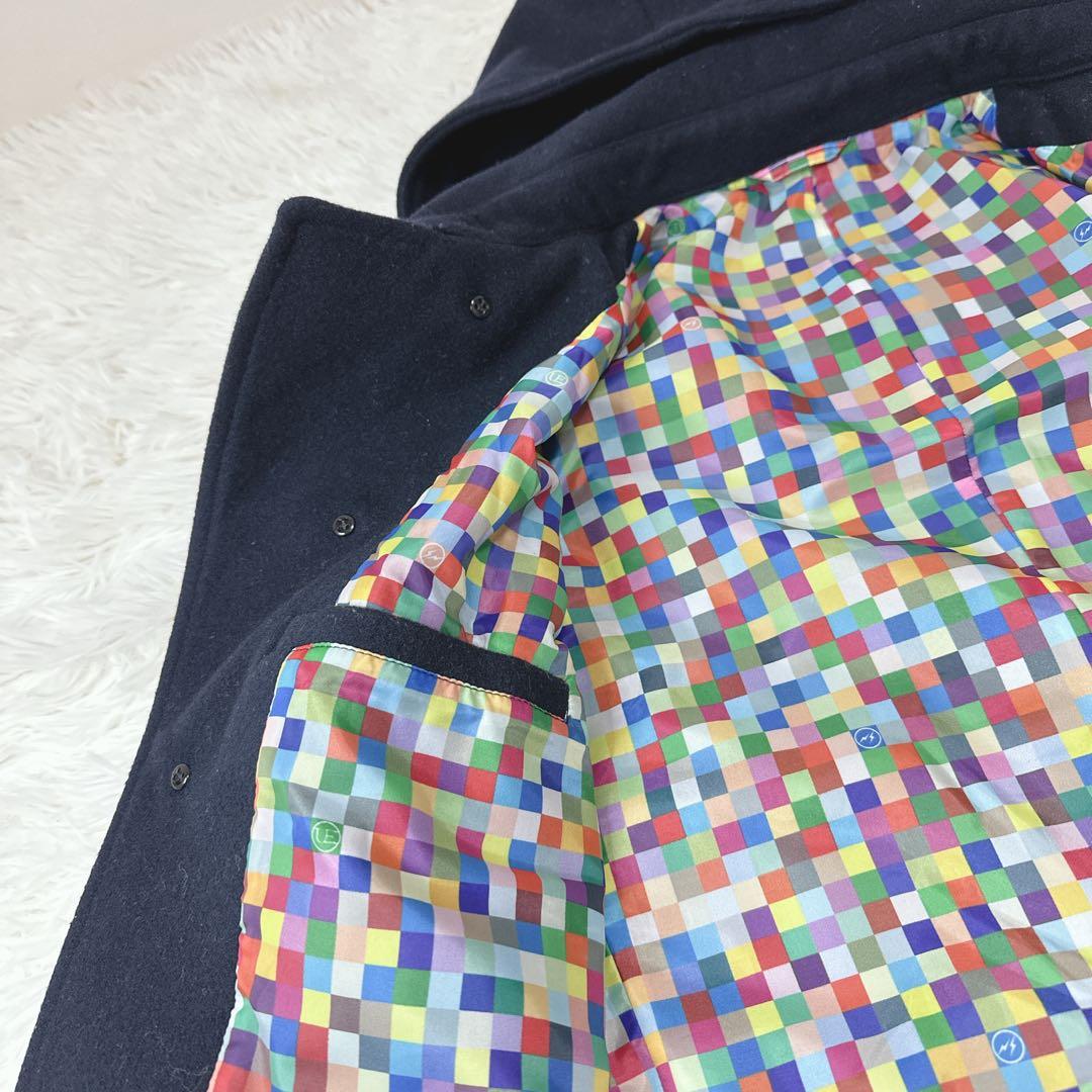 uniform experiment Pコート ダブルブレスト フード取外し可能