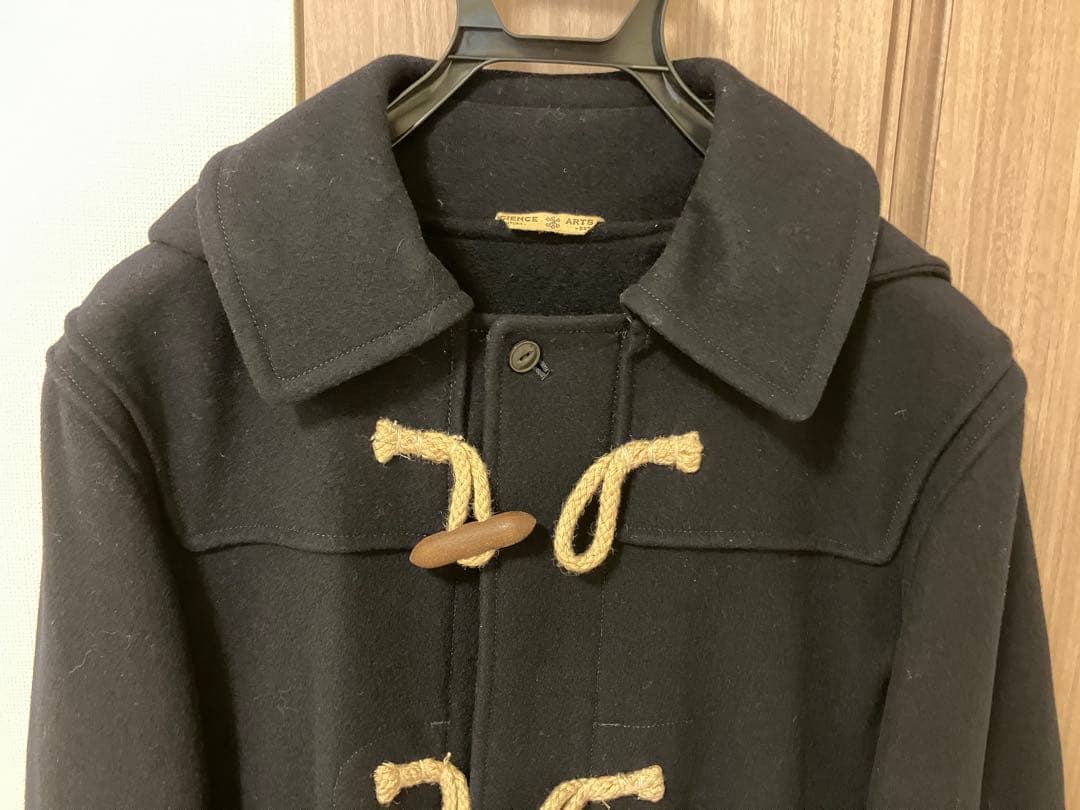 ARTS&SCIENCE ダッフルコート フード付き　ネイビー