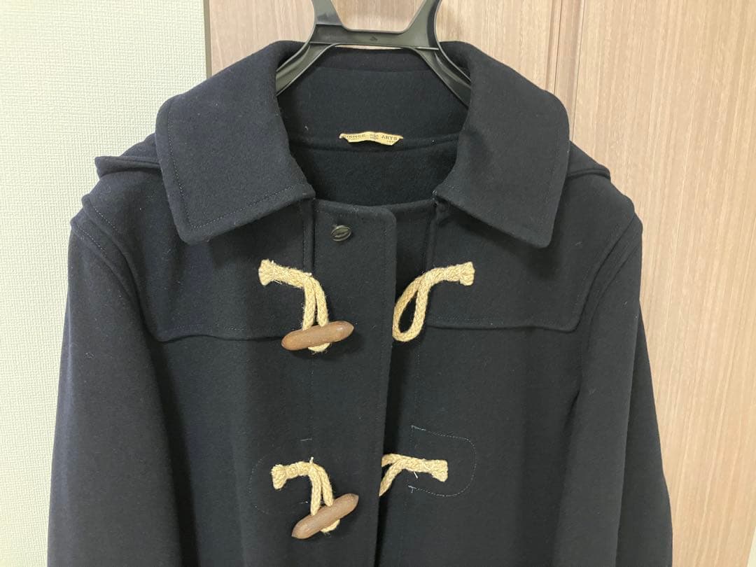 ARTS&SCIENCE ダッフルコート フード付き　ネイビー