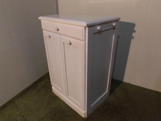 送料無料/展示品/アウトレット/新品★カントリー調★分別ダストボックス（2分別）