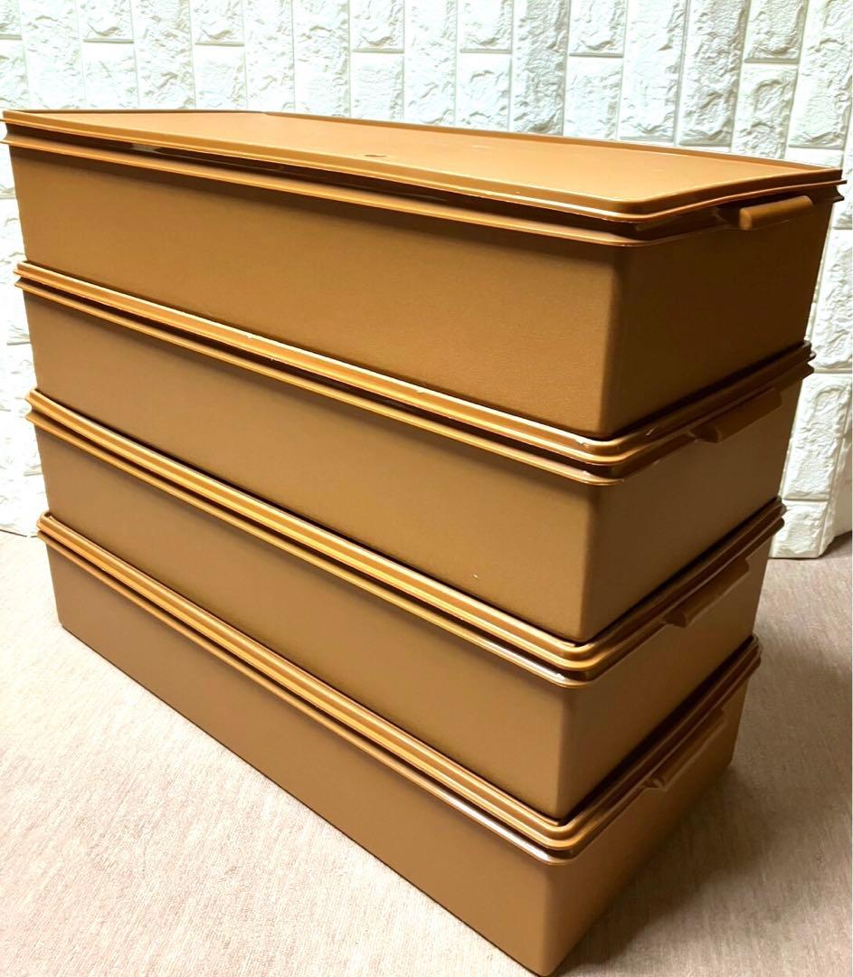 【タッパーウェア】衣類収納ケース　昭和レトロ tupperware