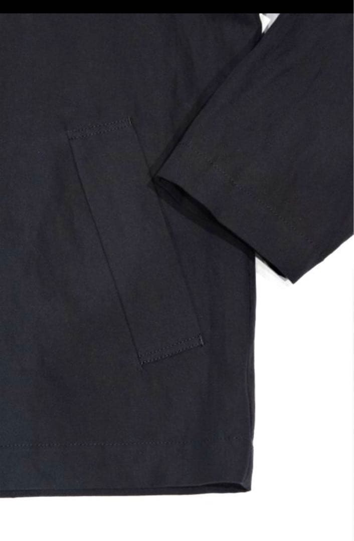 still by hand コットンリネン　ブルゾン　ダークネイビー　50