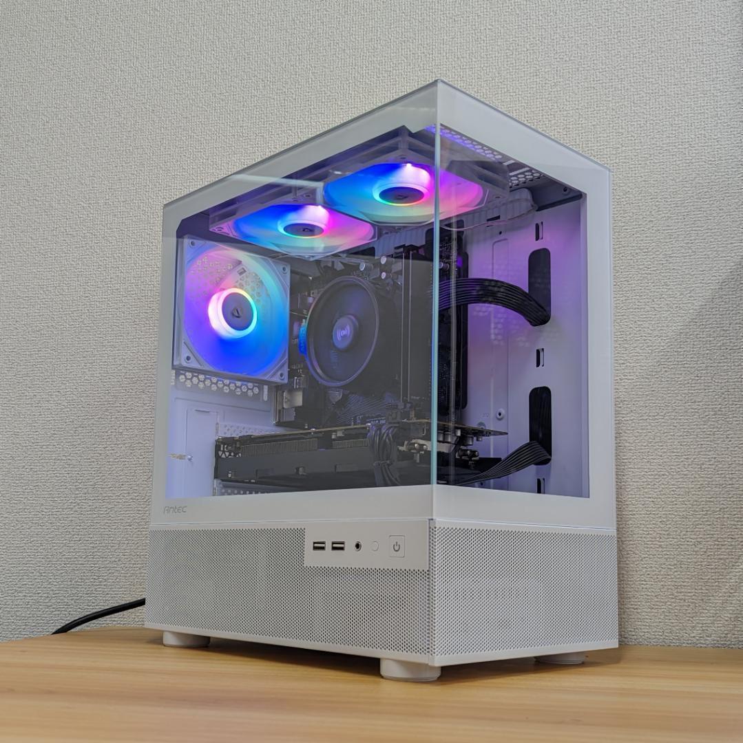 【即納激安ホワイトモデル】RX9060XT搭載ゲーミングPCフルセット✨新品④