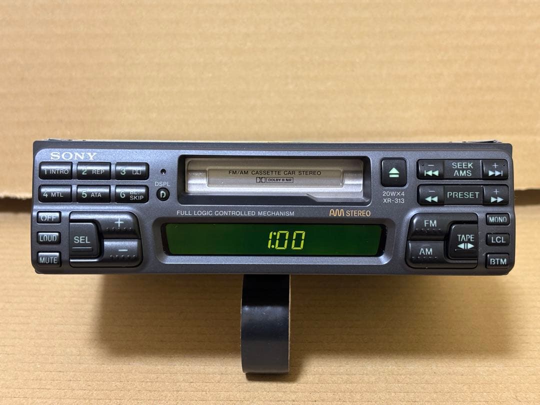 美品 ソニー　1DINカセットデッキ XR-313