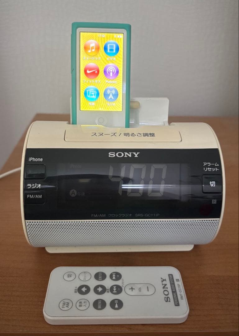 iPod nano 16GB/SONYスピーカー　ラジオ付き