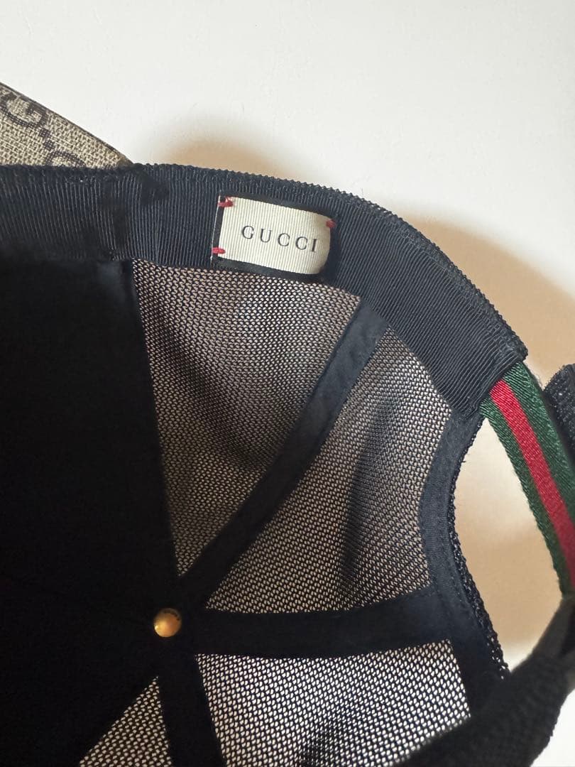 GUCCI キャップ　ビー　ハチ　帽子　GGスプリーム　ベースボールキャップ