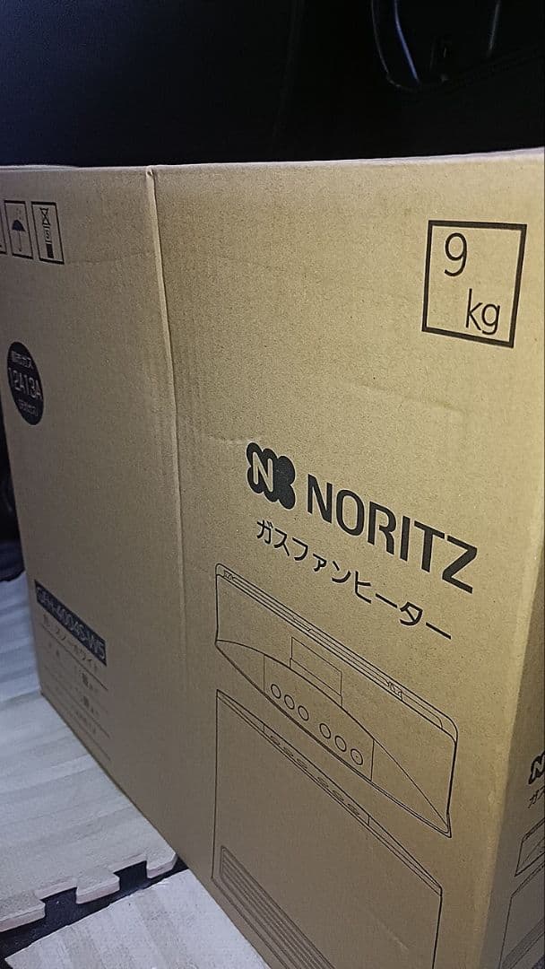 未使用　NORITZ ガスファンヒーター GFH-4004S-W5