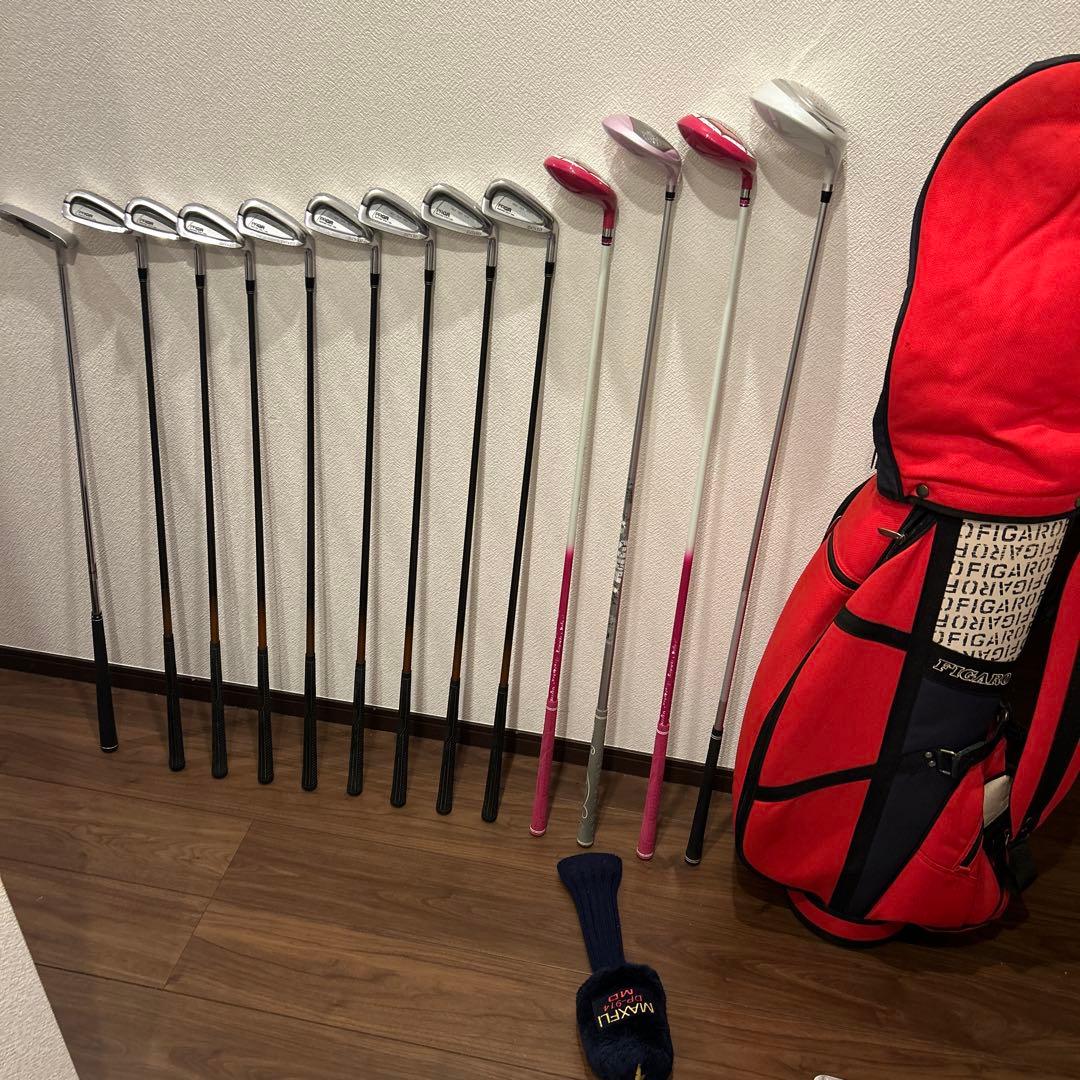 イグニオ他　レディースL 13本　右利き　ゴルフセット　PRGR