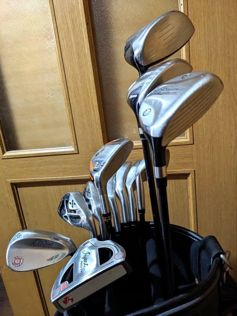 メンズゴルフクラブセット　送料込み 12本 フレックス R.SR.S.