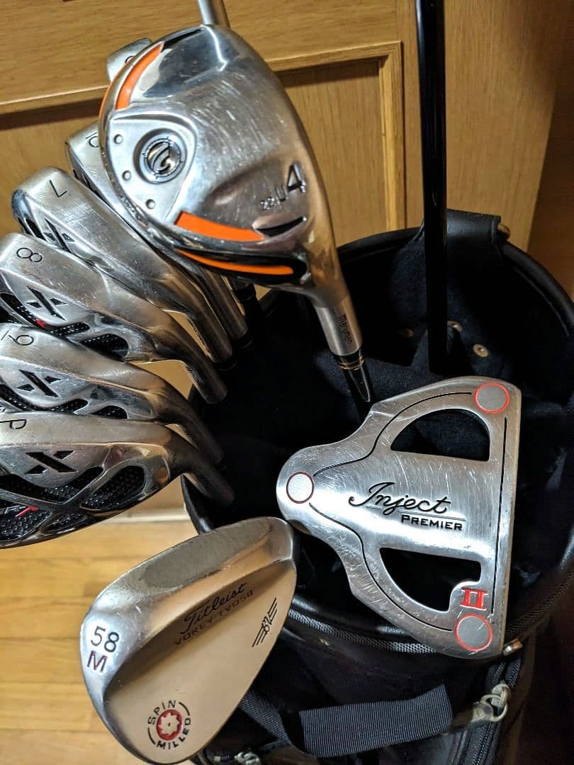 メンズゴルフクラブセット　送料込み 12本 フレックス R.SR.S.