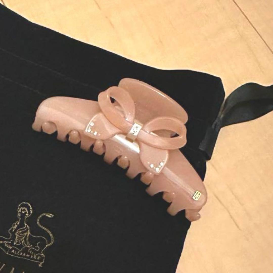 ALEXANDRE DE PARIS リボン　ヘアクリップ　美品