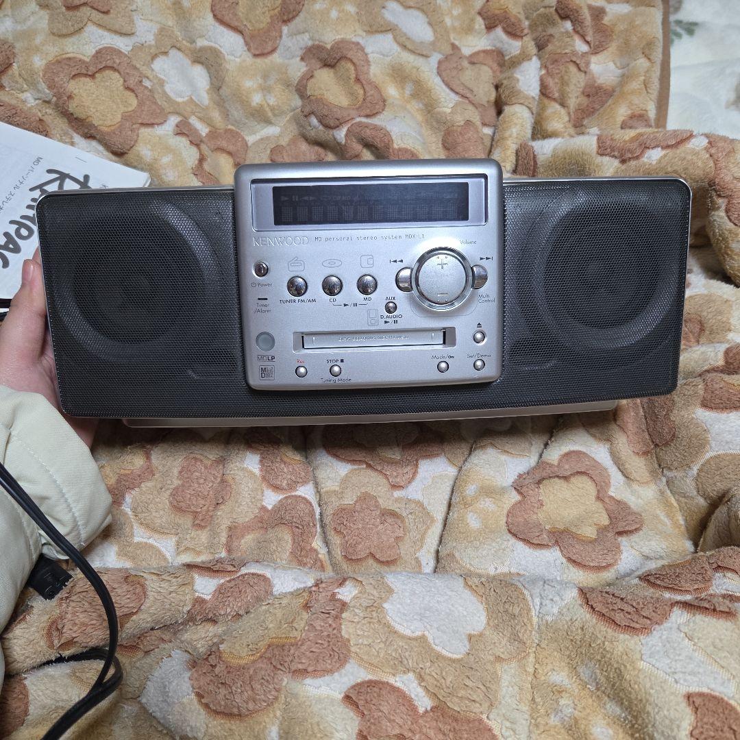 kenwood mdx-l1 mdパーソナルステレオシステム ケンウッド 難あり