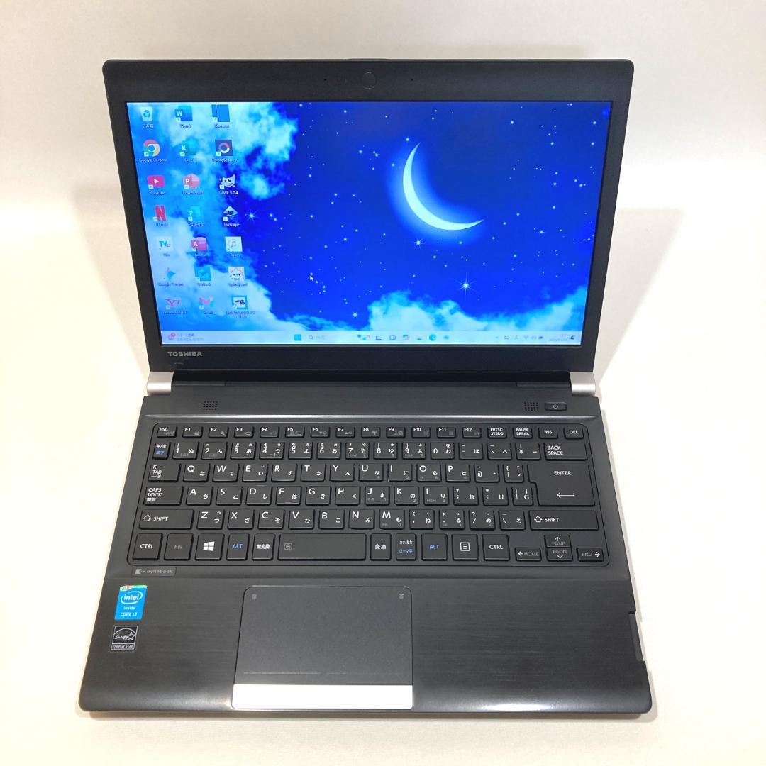 訳あり✨快適i3・軽量・オフィス付き✨黒✨すぐ使えるノートパソコン◇D445-3