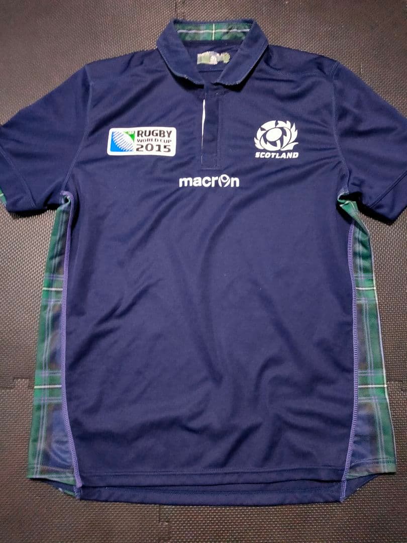マクロン　ラグビースコットランド代表　ホームレプリカジャージ　ワールドカップ