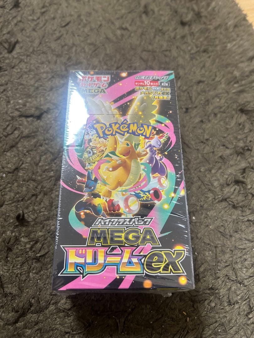 ポケモンカードゲーム MEGAドリームex 1box シュリンク付き　新品未開封