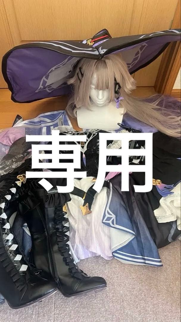 専用 崩壊スターレイル マダムヘルタ 靴 ウィッグ付き フルセット sサイズ