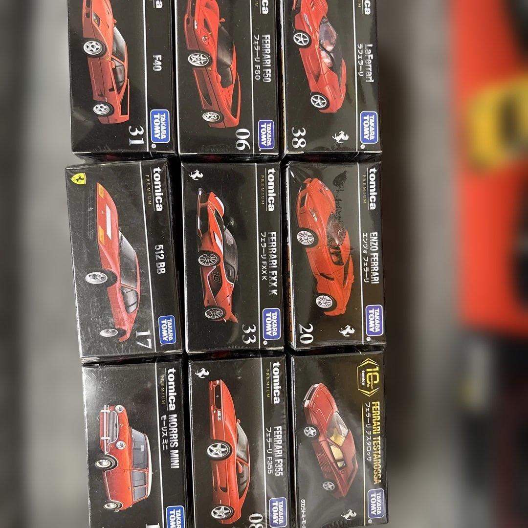 新品トミカ フェラーリコレクション & マクラーレンホンダ　アイルトンセナ