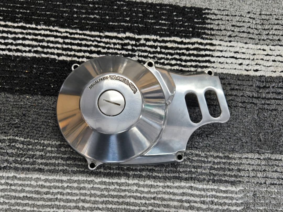 希少 SP武川 エイプ系縦型エンジン用ジェネレーターカバー ポリッシュ