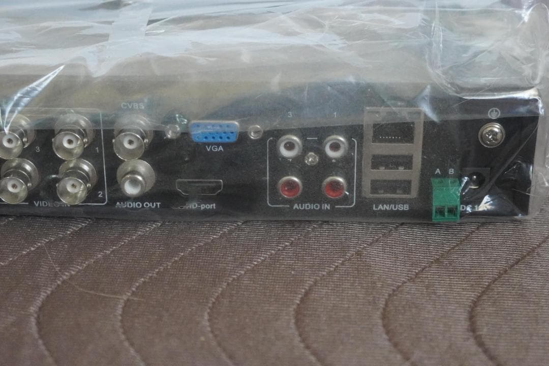 防犯カメラ用録画機 [HP1080P_4ch] AHD対応,カメラ4台まで