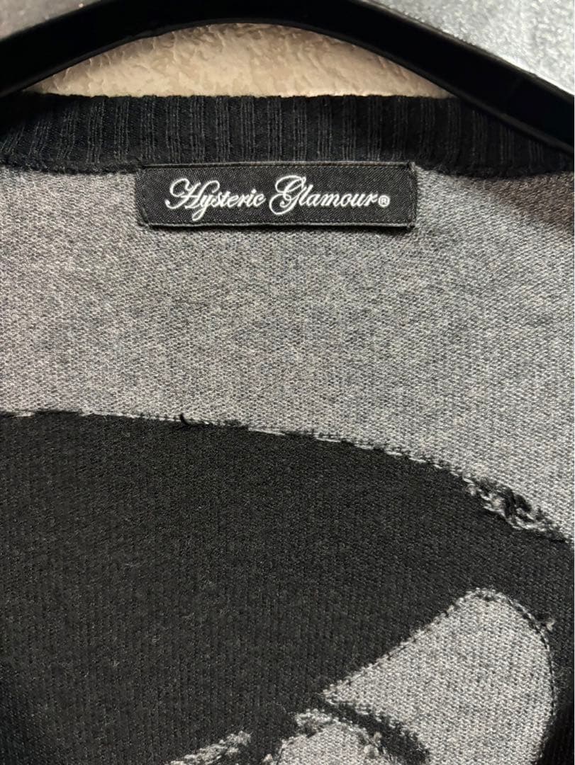 ヒステリックグラマー: レアーデザイン、カーディガン、0121ND04