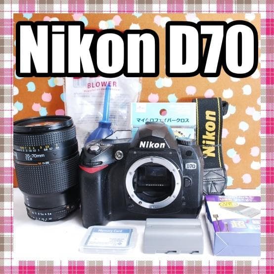 ✨ショット回数3742回✨お買い得✨Nikon D70 レンズセット