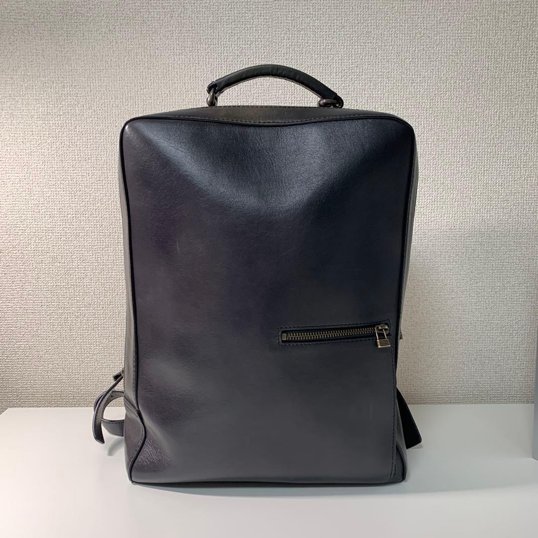 マザーハウス アンティークスクエアバックパック　アンティークブラック