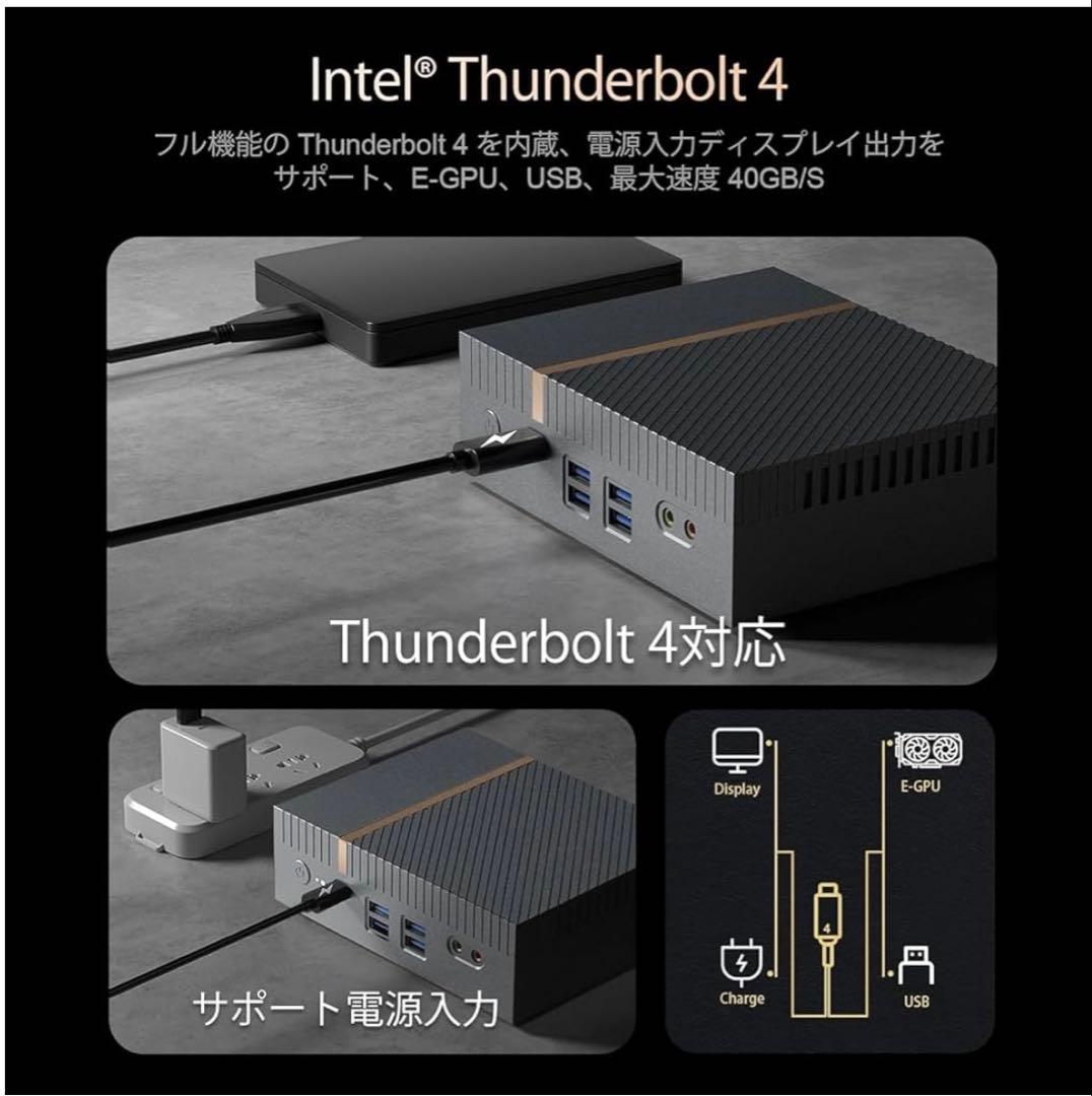 ミニPC 第12世代インテル Core i9-12900H 14コア 20スレッ