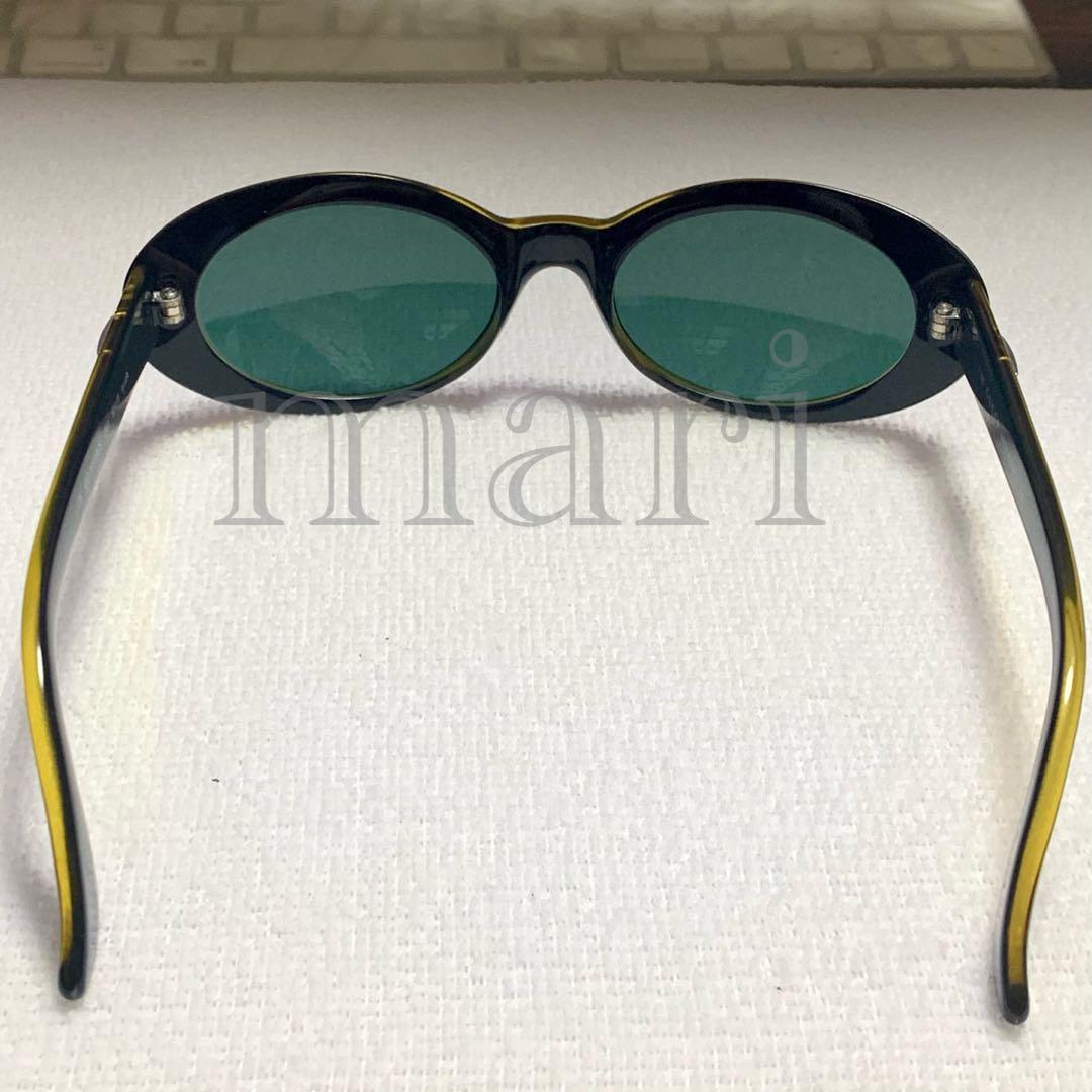 【GUCCI】 グッチ オーバルサングラス Gロゴ ユニセックス 極美品