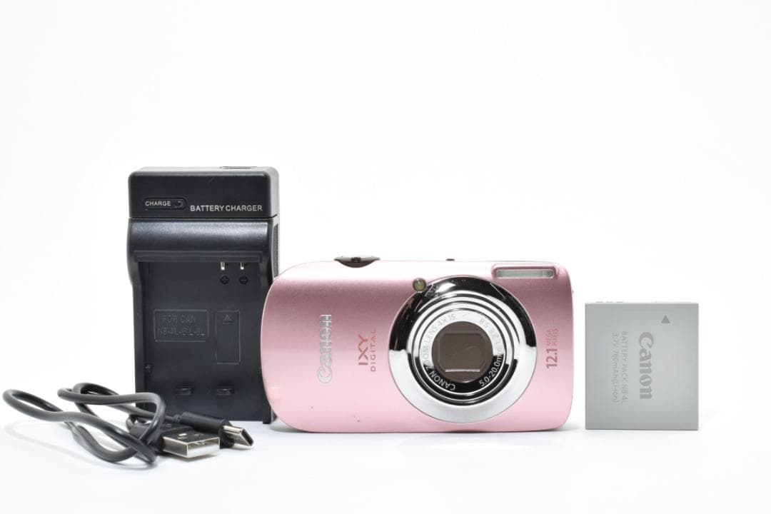■美品■Canon キヤノン IXY DIGITAL 510 IS ピンク