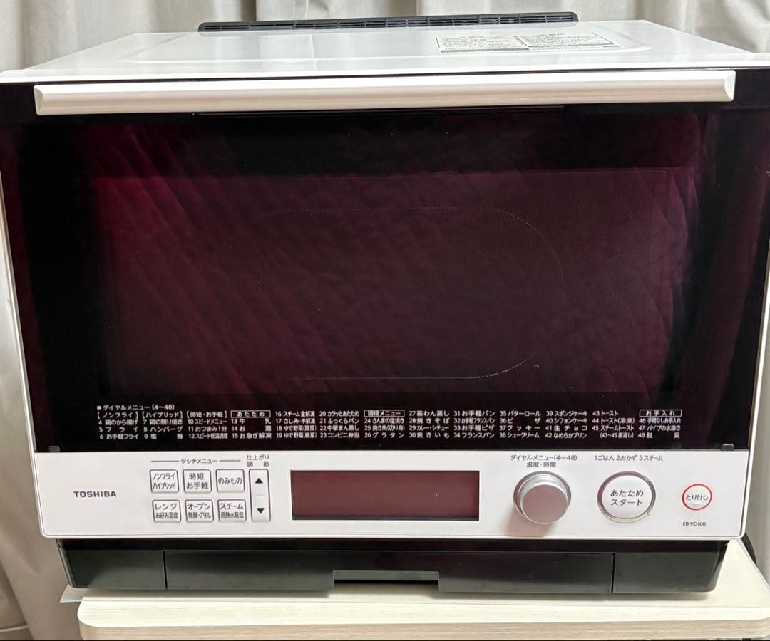 TOSHIBA ER-VD100(W) オーブンレンジ 説明書付き