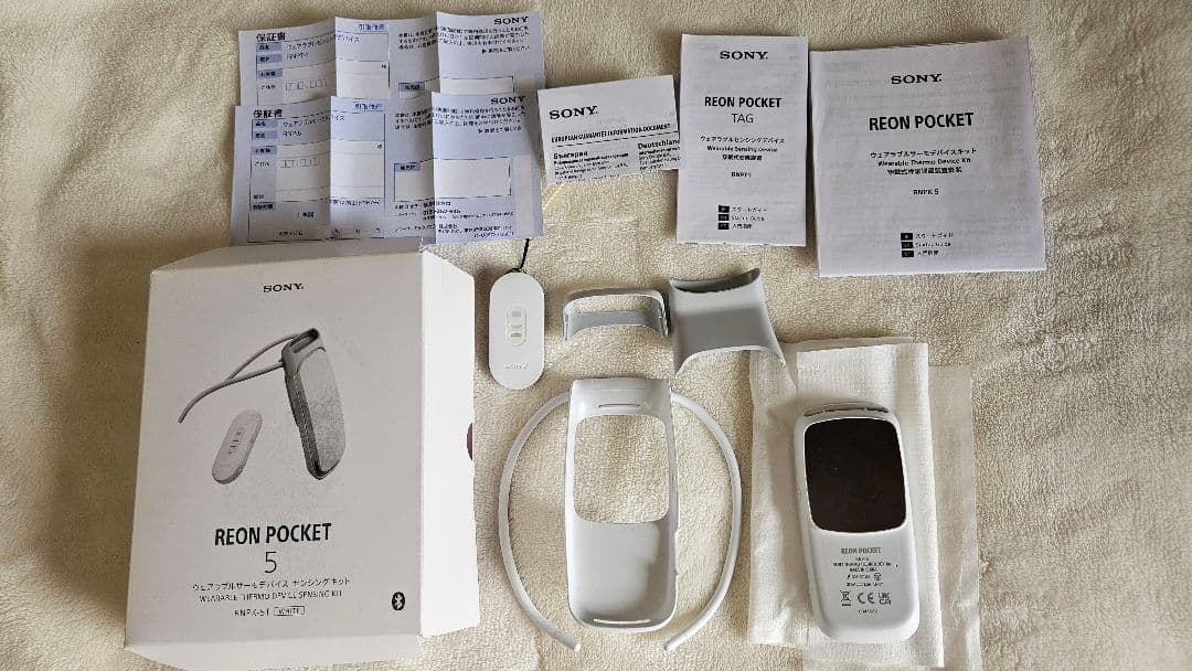 SONY REON POCKET 5 ウェアラブル温度調整