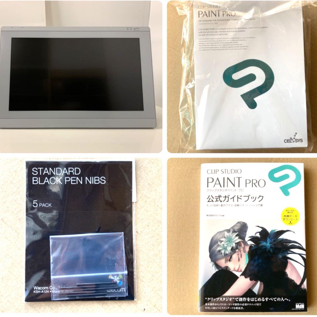 WACOM おっきい液タブ　有名ペイントソフト　公式ガイドブック　替芯　セット