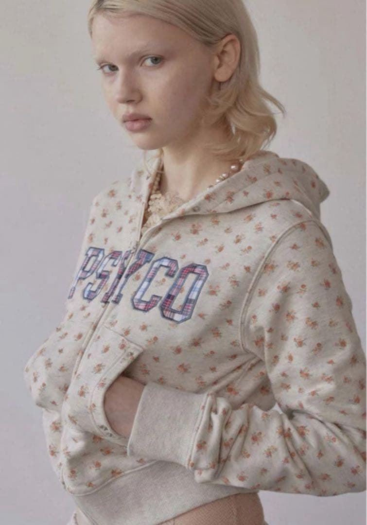 トップス sculptor Cottage Zip-Up Hoodie Flower M