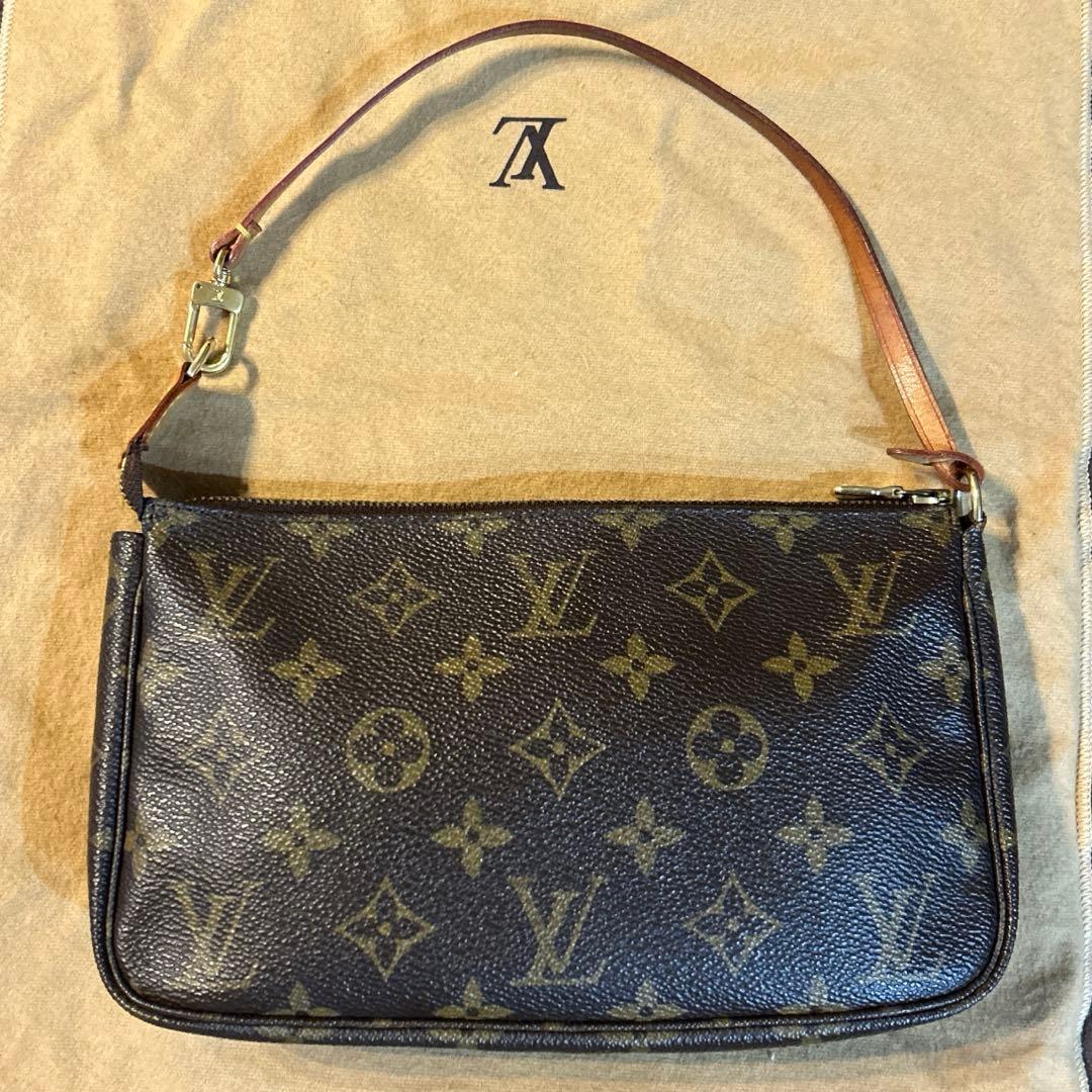 良品】LOUISVUITTON アクセソワールアクセサリーポーチモノグラムバッグ