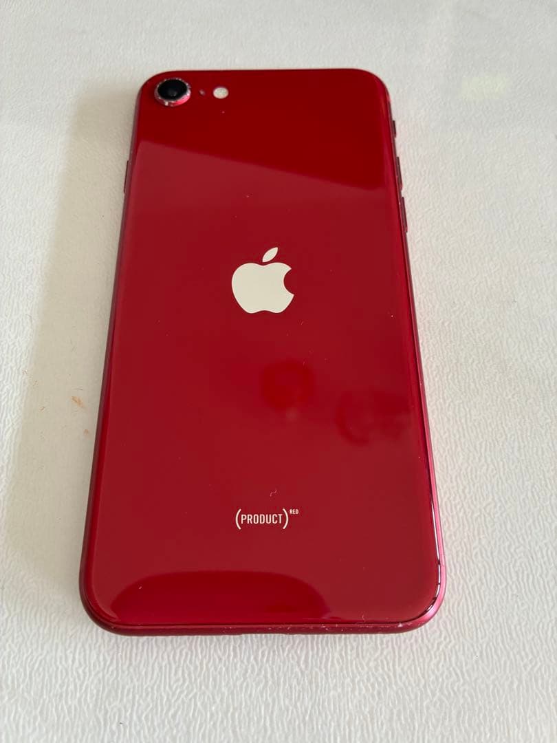 iPhone SE3 64GB レッド SIMフリー 動作良好 バッテリー86%