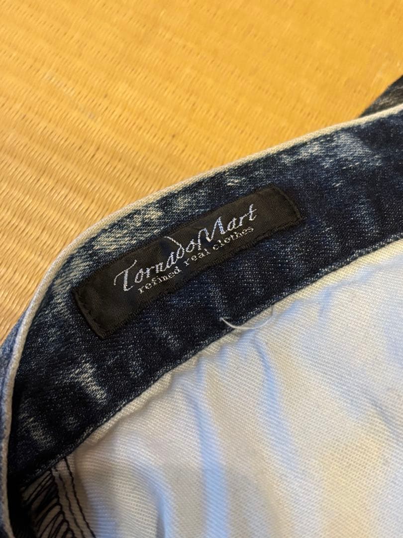 tornado mart ワックスコーティングデニム