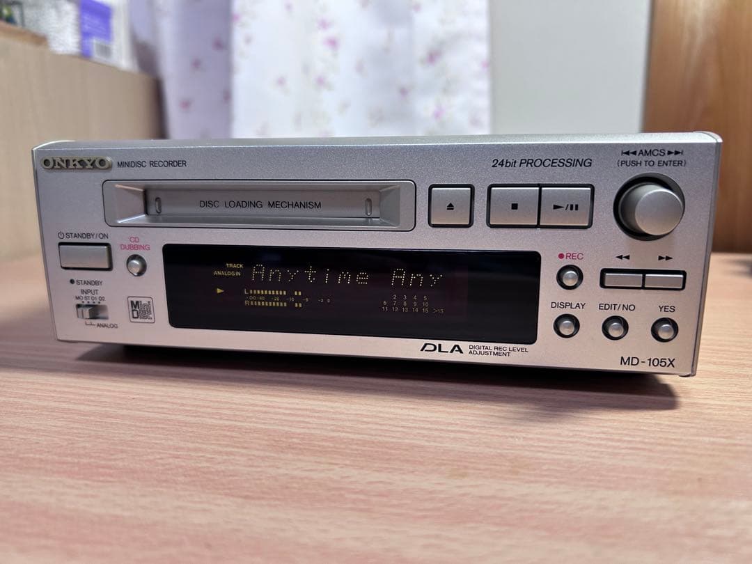 【整備済】ONKYO MDデッキ MD-105X